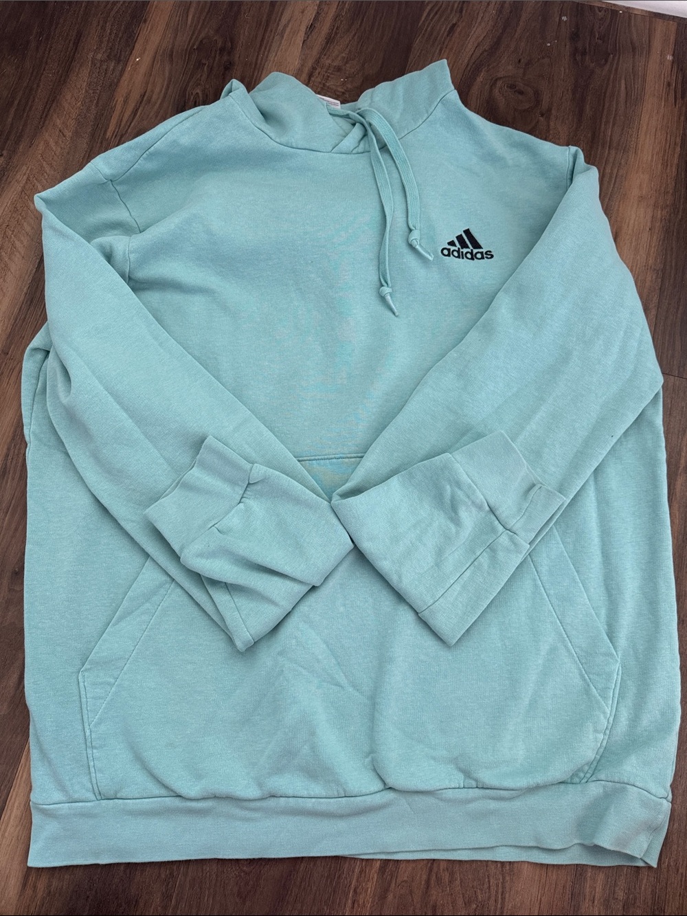 adidas Men’s Mint Green Pullover Hoodie